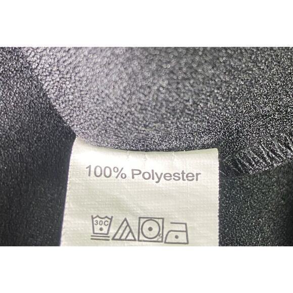 SHEIN CURVE Women Black Floral Print Short Sleeve Blouse Top Plus Size 1XL - Picture 4 of 8